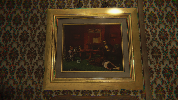 层层恐惧(layers of fear)是一款艺术感极强的游戏 里面的画作都有