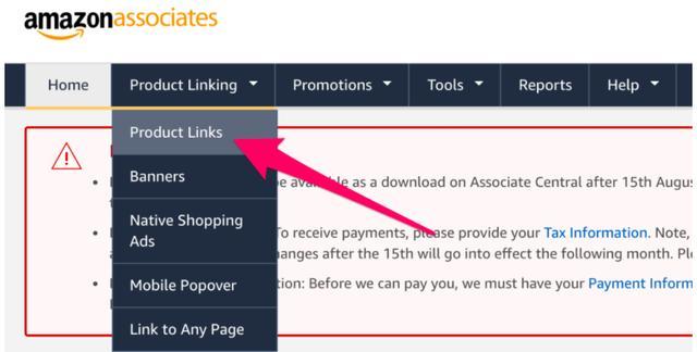 How to create affiliate links In Amazon