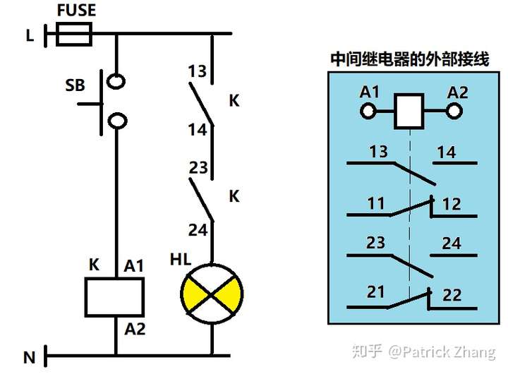 如何才能消除中间继电器触点的火花