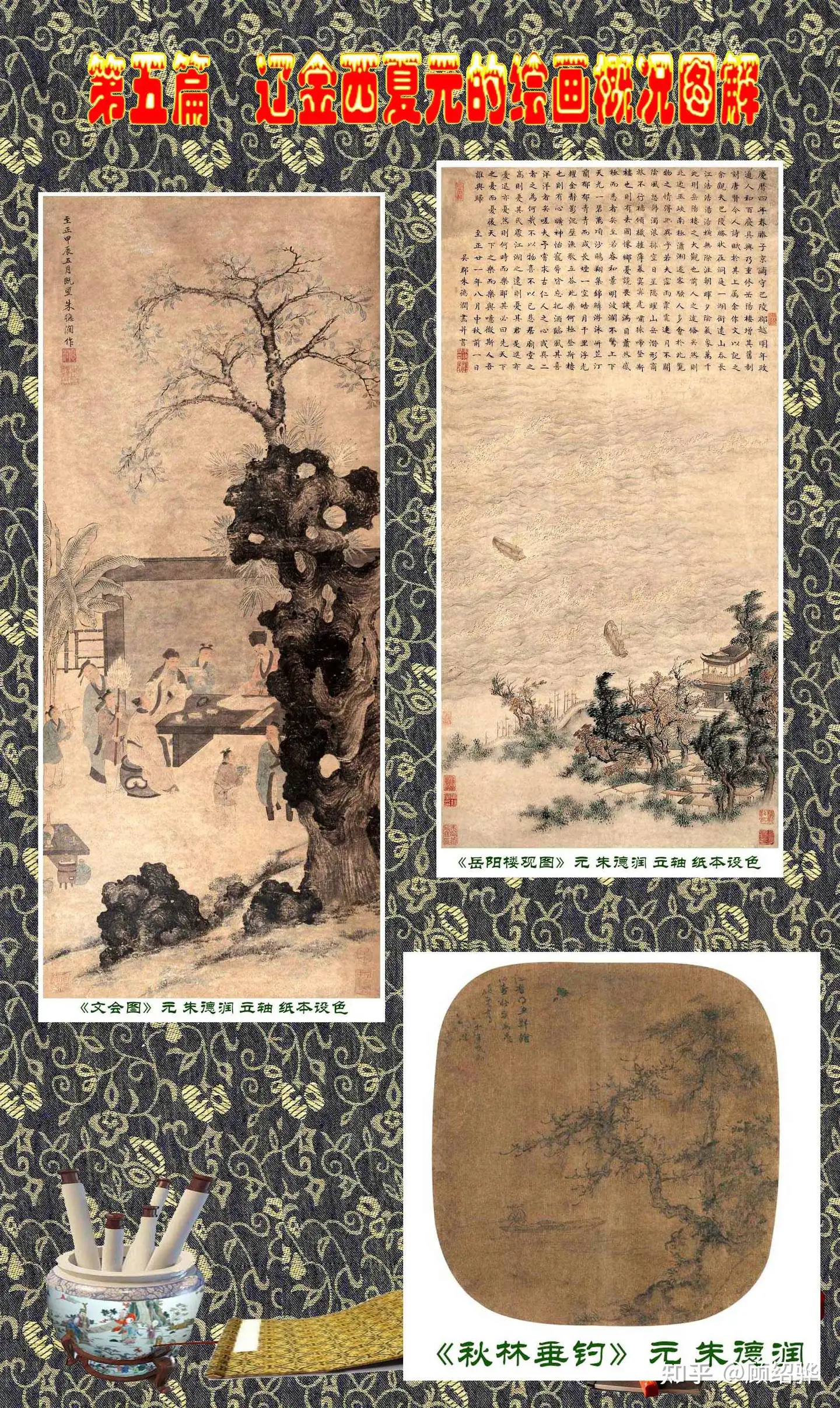 顾绍骅编辑中国画知识普及版第五篇辽金西夏元的绘画概况下一- 知乎