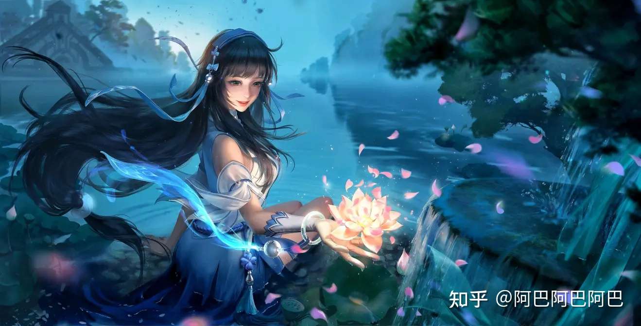 王者荣耀西施原图壁纸同人图片 知乎