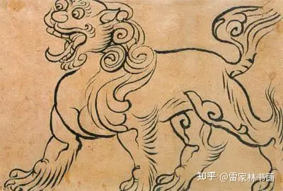 日本桃山《唐狮子图屏风》画风源自中国的另一粉本例证- 知乎