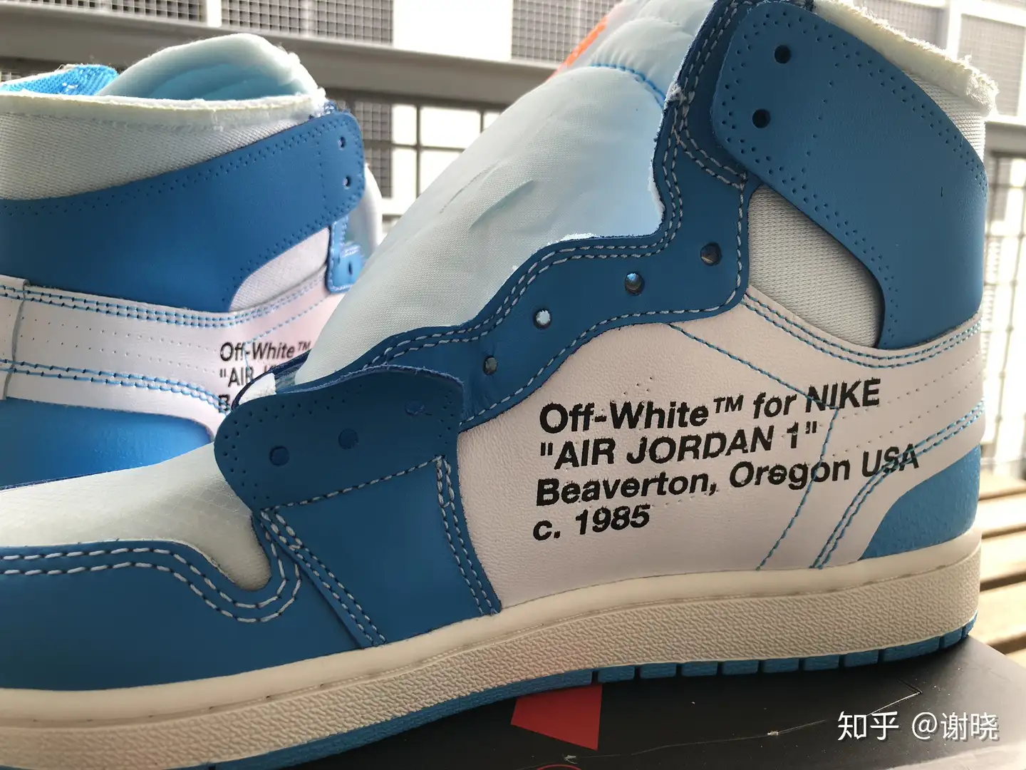 Air Jordan 1 x Off White UNC 测评- 知乎