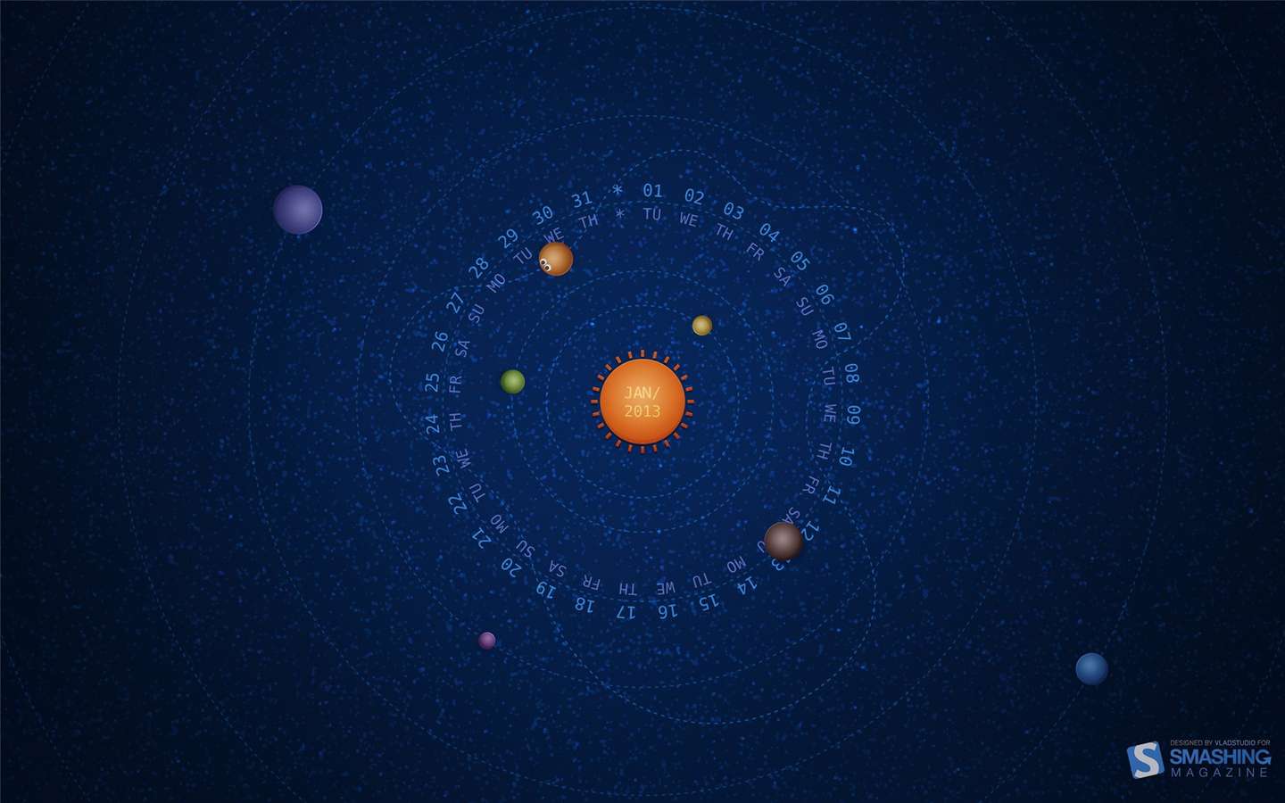 创意太阳系行星桌面图片壁纸 知乎