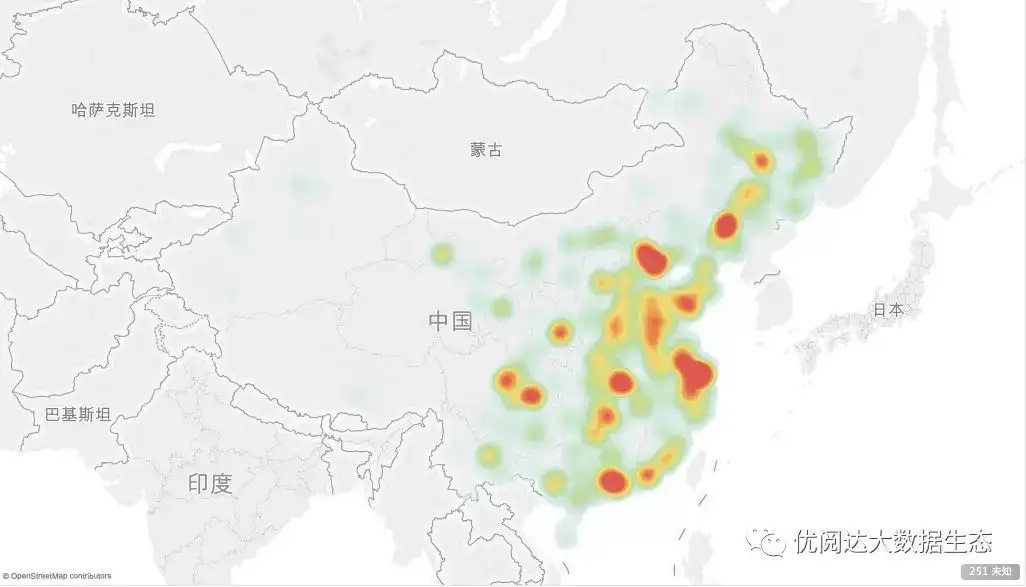 举个栗子 Tableau 技巧 93 用热图标记地图或散点图 知乎