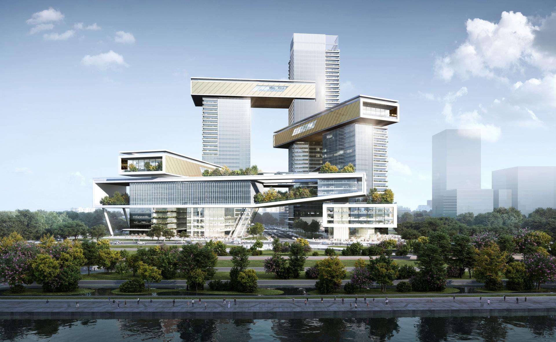 设计奖申报中心 的想法: 项目名称:上海美团总部 设计:sdd建筑师