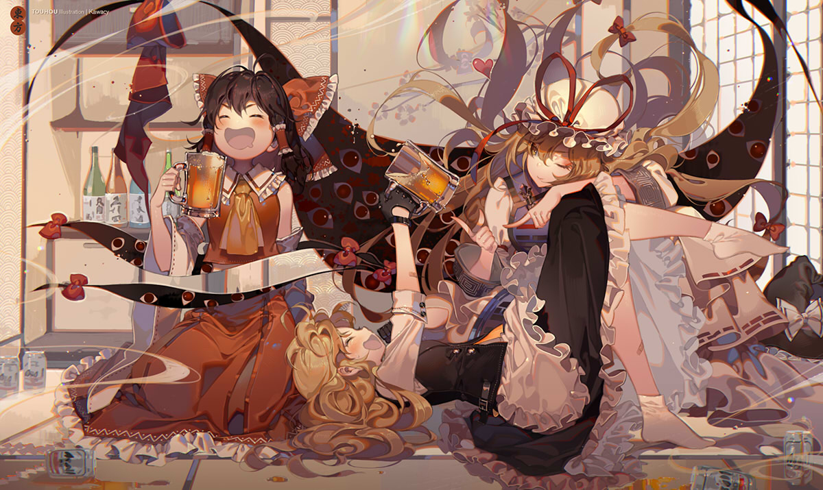 Pixiv 東方project 18 知乎