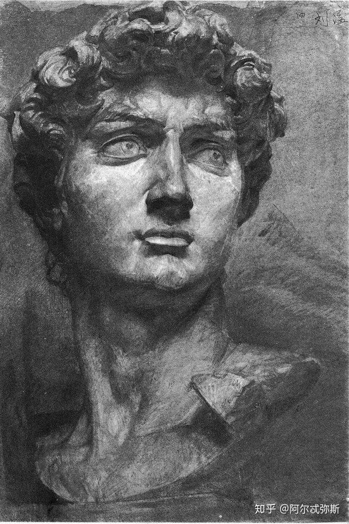 请问一下石膏像大卫的绘画难点是什么?