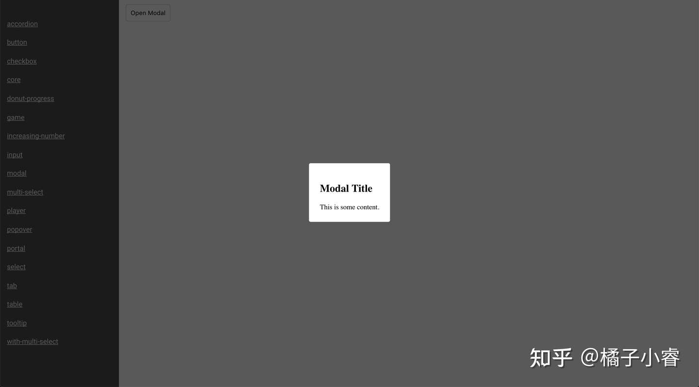 实现React 组件系列1 u2014u2014 Modal - 知乎