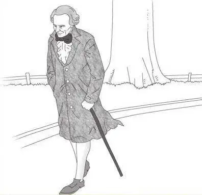 周围的居民都依据康德的散步时间来对表.