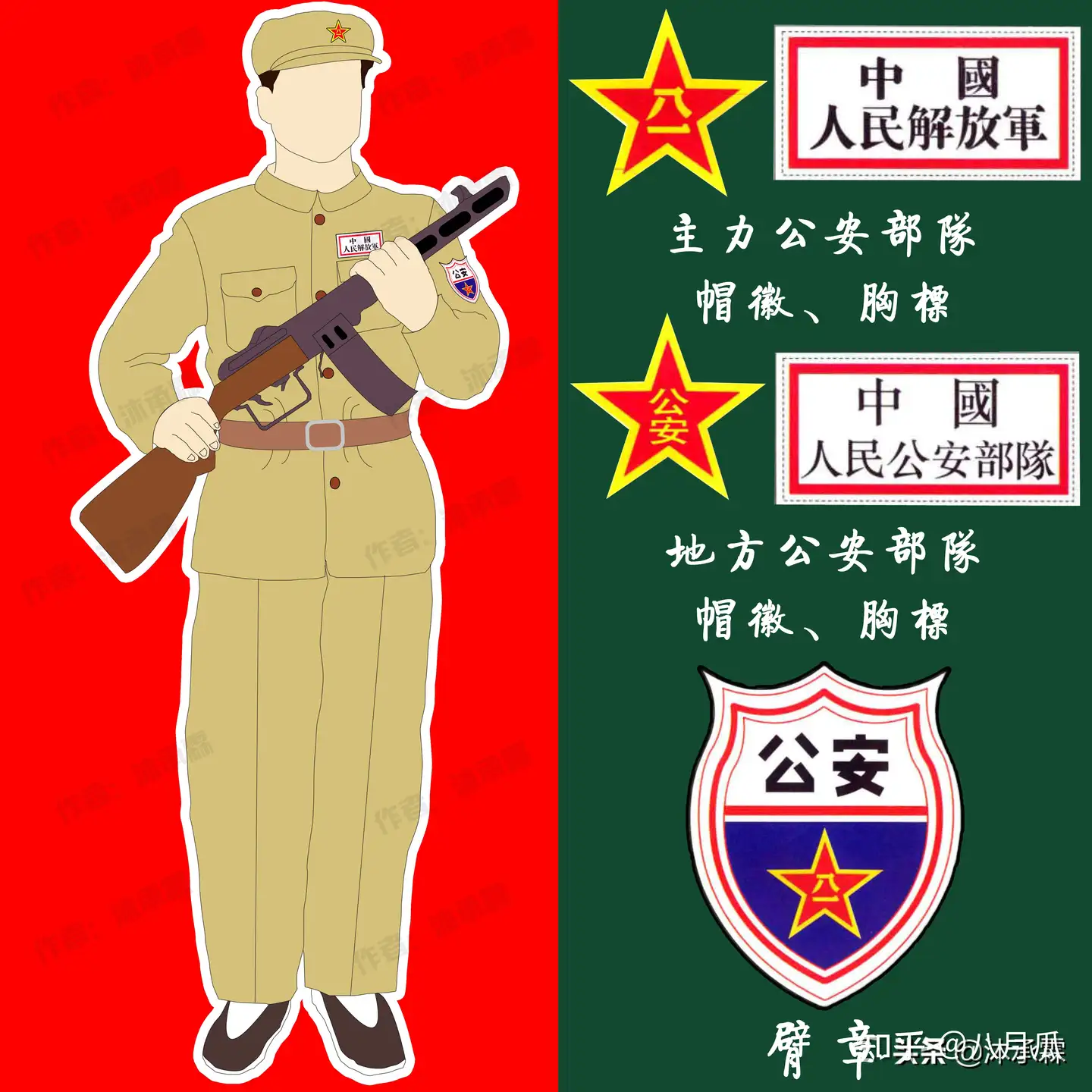中国武警 07式 制服￼官帽 - ミリタリー