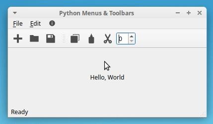 在PyQt中构建 Python 菜单栏、菜单和工具栏第20张