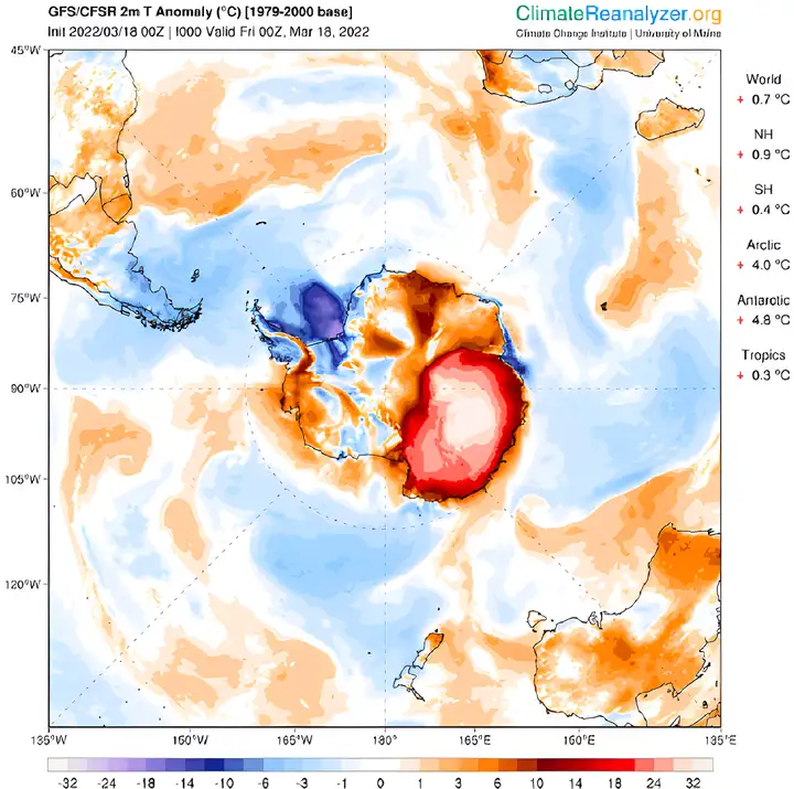 惊呆了！南极气温同比高出近40℃，为千年大旱埋伏笔，粮荒真要来了？