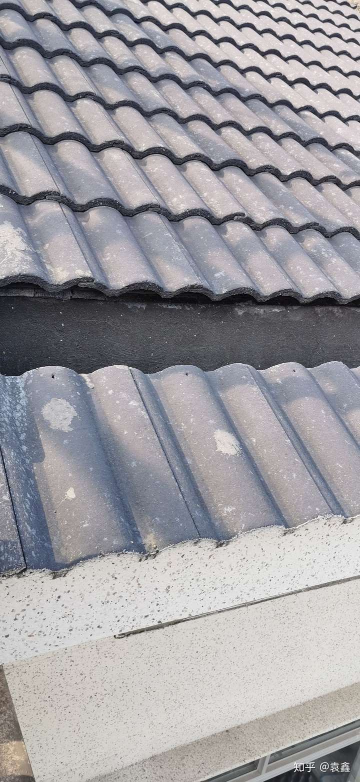 然后雨水汇集到檐口明沟或考究的退进去一些的暗沟里.