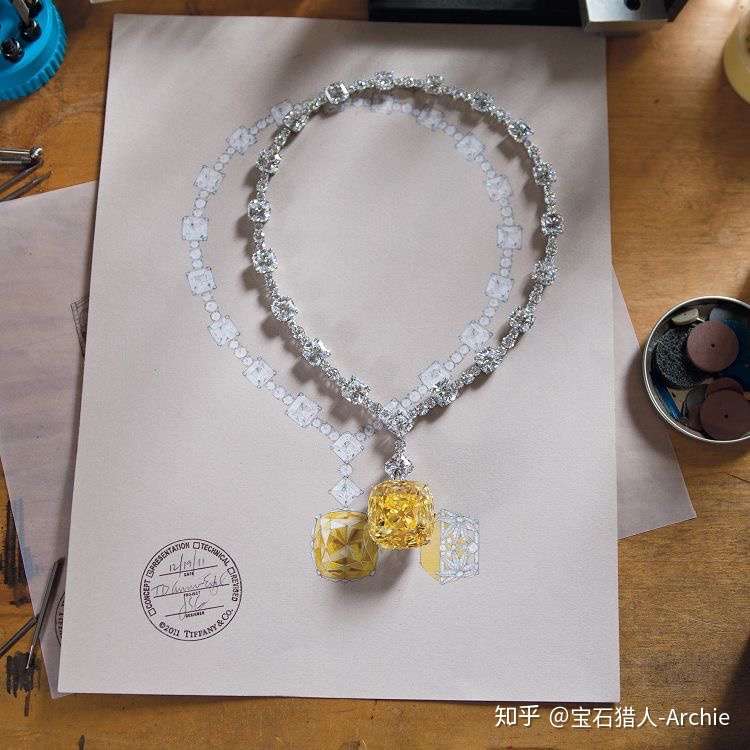 全球至今发现最大的黄钻之一 The Tiffany Diamond 知乎