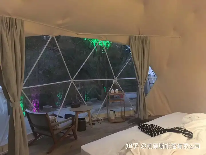风来疏竹 风过而竹不留声的星空帐篷酒店