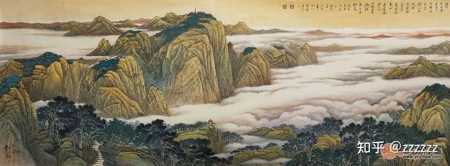 中国画山水——叶大隐老师作品为你展现国画之美- 知乎