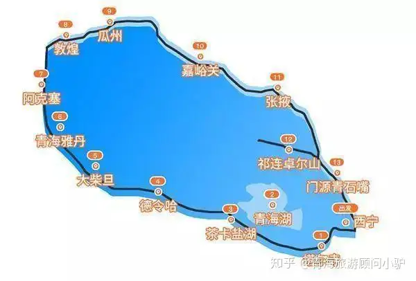 西北青甘大环线旅游定制攻略—带你轻松游玩青海湖、茶卡盐湖！