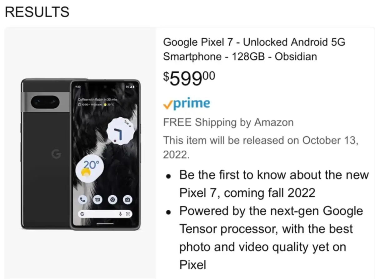 亚马逊惊现谷歌Pixel 7系列手机，售价再次曝光！ - 知乎