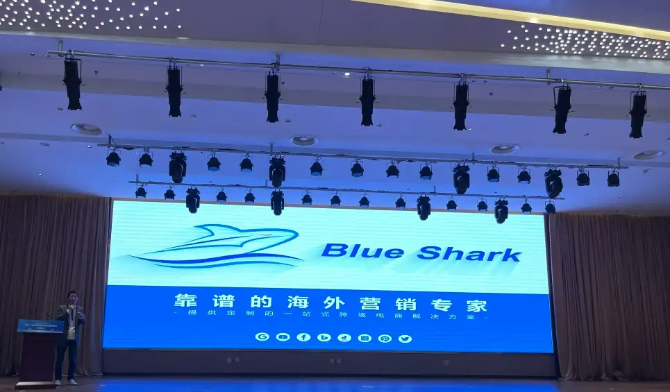 蓝鲨互动受邀参加「2023中国跨境电商生态创新峰会·平乡站」并作主题演讲