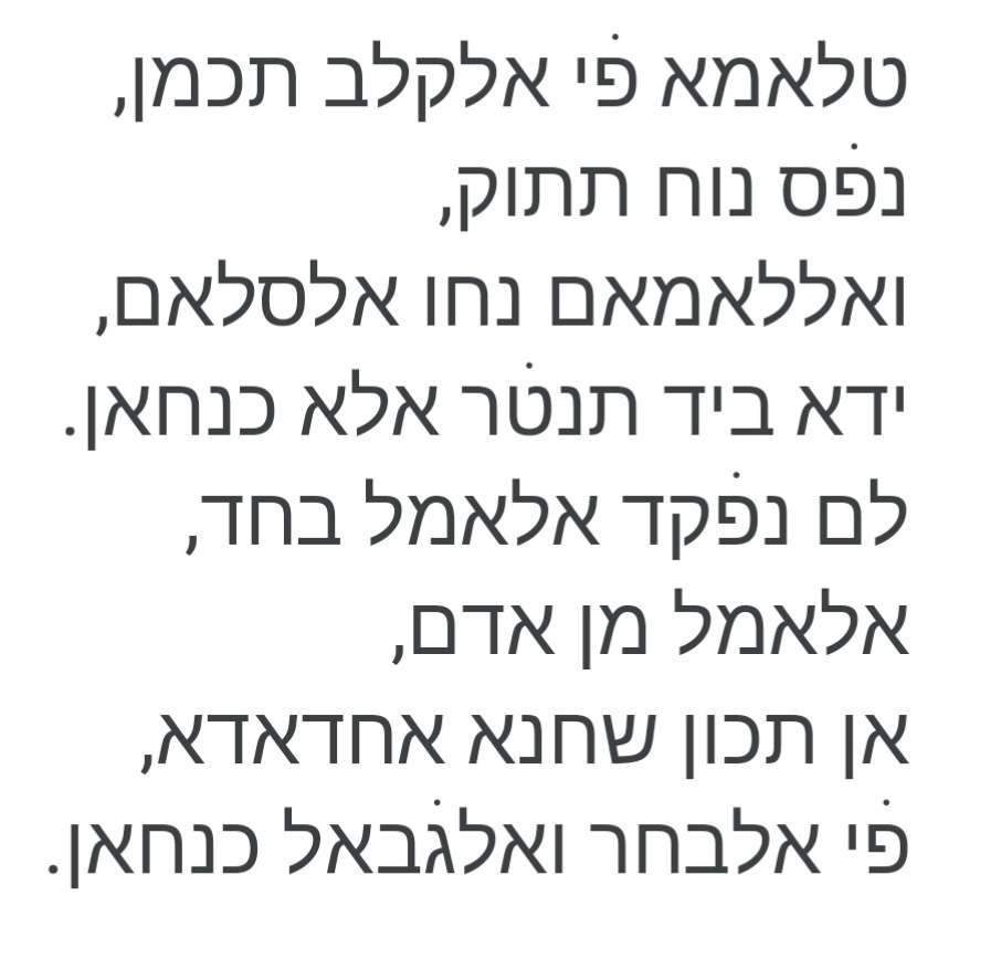 閤作者67@卫凌贞开头一段文字是亚兰拼阿拉伯语,通常黎凡特,伊拉克