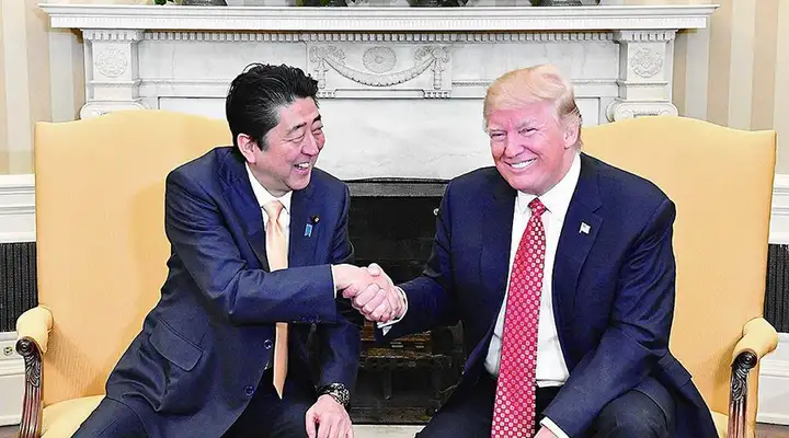 安倍晋三访美见川普，彼此各怀不同的目的
