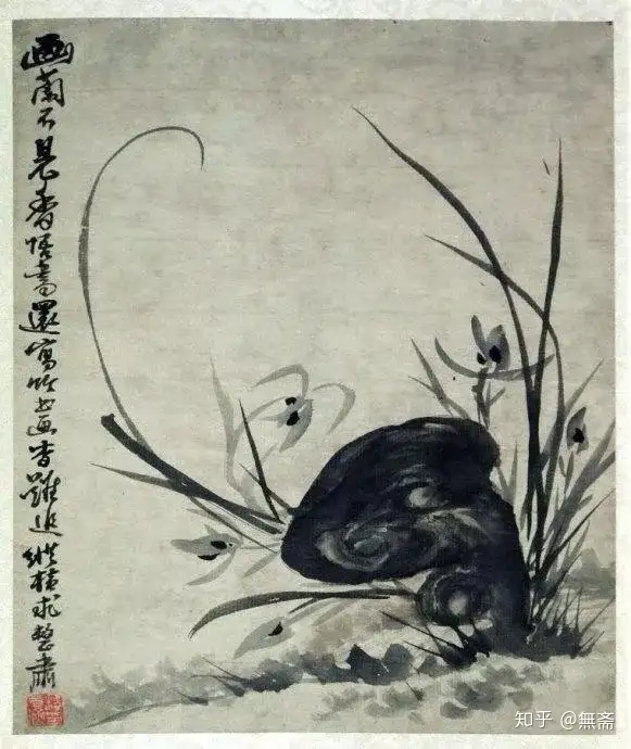 中国書画・中國清末著名畫家任伯年畫作 【九魚壽圖】・宣紙・山水画