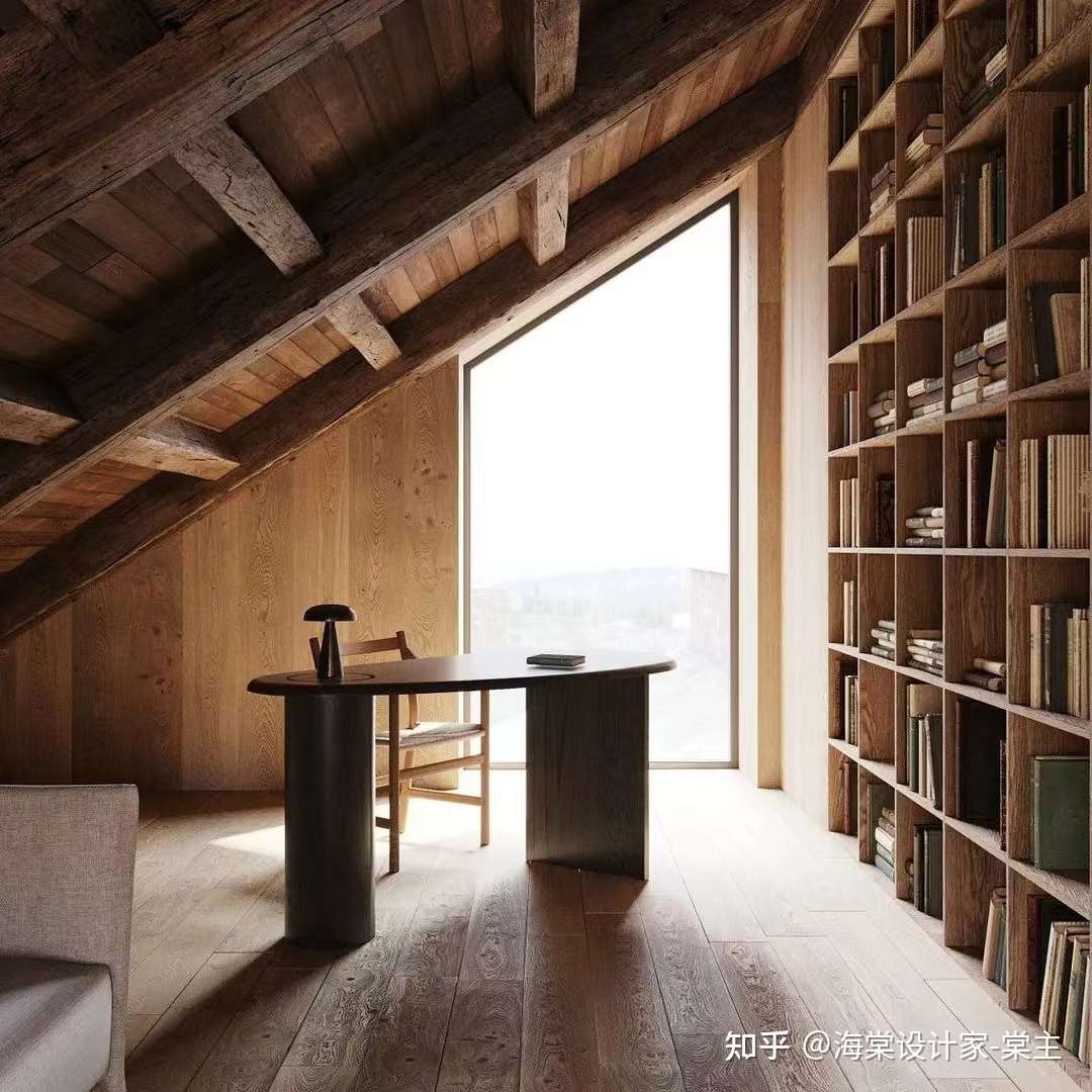 海棠设计家-棠主 的想法: 我的书房四要素:温暖的阳光,大窗,安静