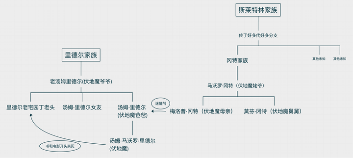 哈利波特与火焰杯中开头写的里德尔一家,跟伏地魔有什么关系?