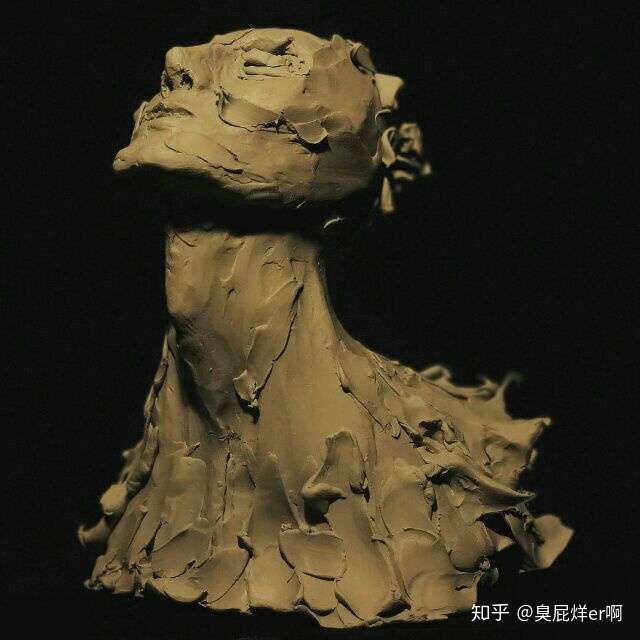 易烊千玺泥塑作品,嘻嘻