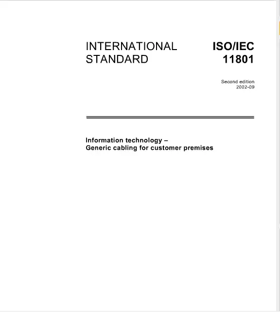 NetWORK PatCH PANNEL iso/IEC 11801:2002 info-1-1 NetWORK PatCH PANNEL iso/IEC 11801:2002 info-1-1