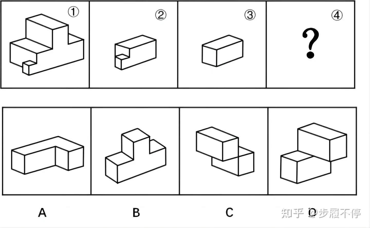 公考行测图形推理必会考点全梳理22立体拼合的考法- 知乎