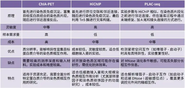 《特定蛋白介导的染色质互作捕获技术：ChIA-PET、HiChIP、PLAC-seq》