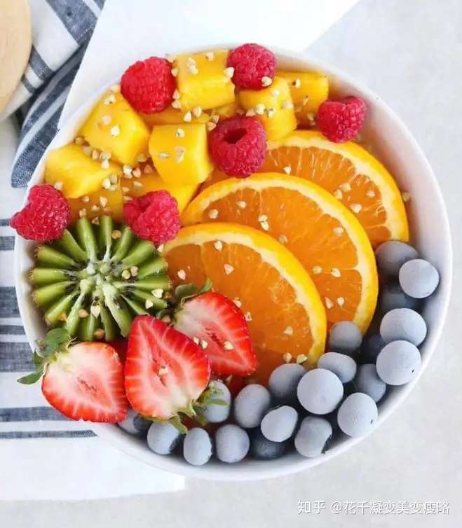 水果减脂餐的做法惊艳水果拼盘做法