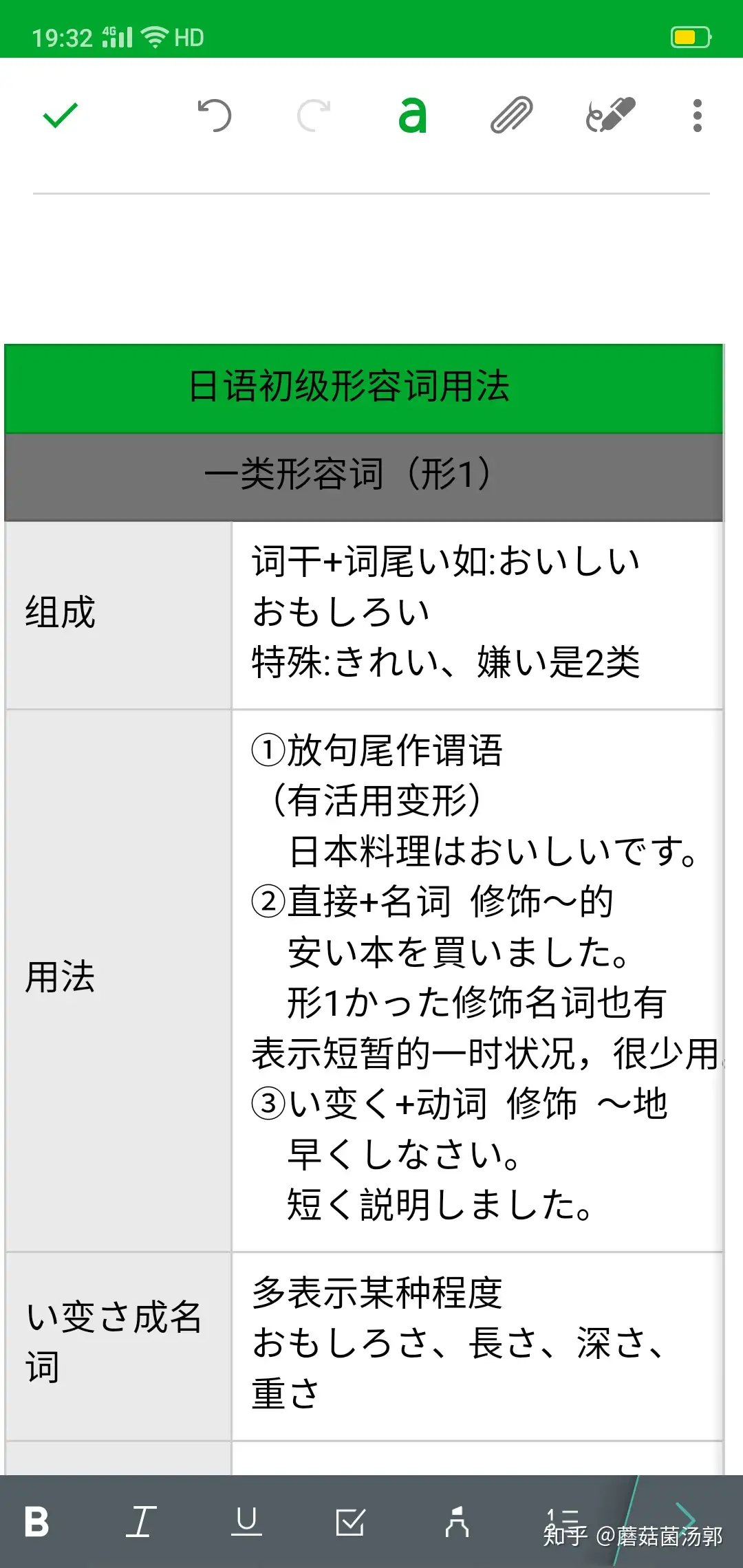 1类形容词的初级用法总结 知乎