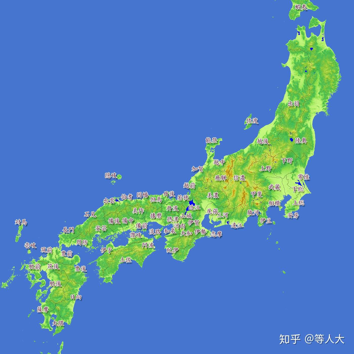 地图 日本战国精品地图下载 知乎