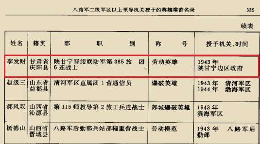 解放战争烈士英名录图片