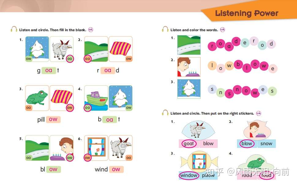 英语基础三unit 6 Oa Ow 知乎