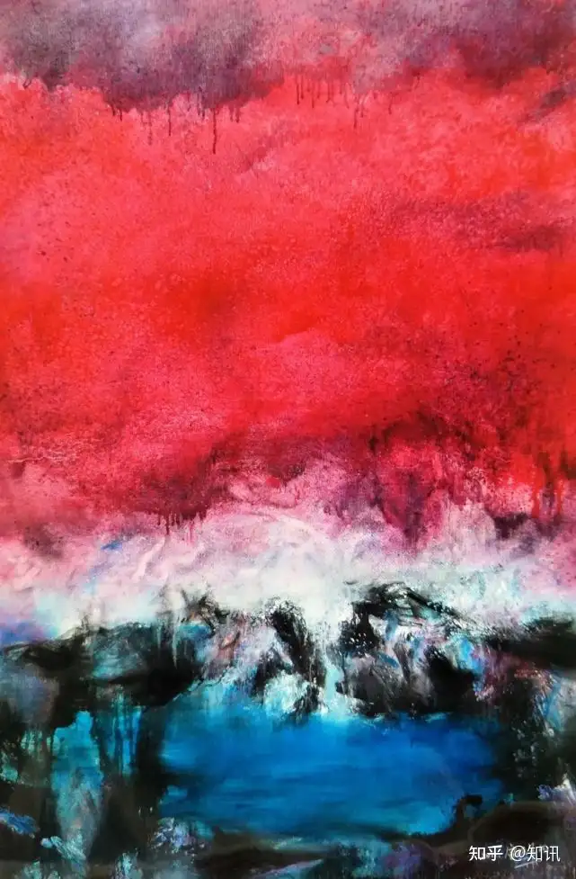 吉本 弘 『恬(やすらぐ)』真筆 油絵 絵画 抽象画