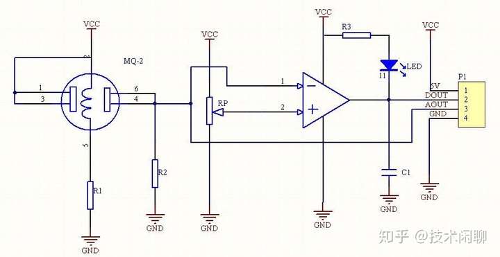 mq-2烟雾传感器引脚图图片
