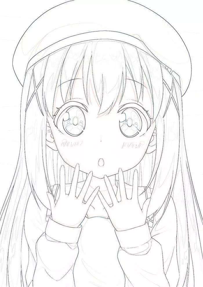 几十张线稿素材 多种女生姿势线稿整理 知乎