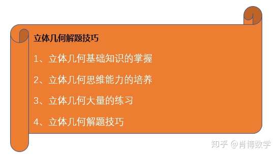 19年高考数学立体几何解题技巧分析策略 知乎