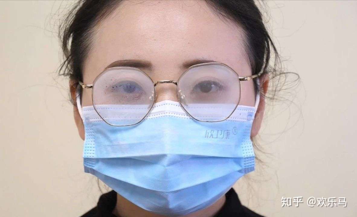 戴口罩眼镜起雾怎么办 只需一个动作 眼镜就不起雾 知乎