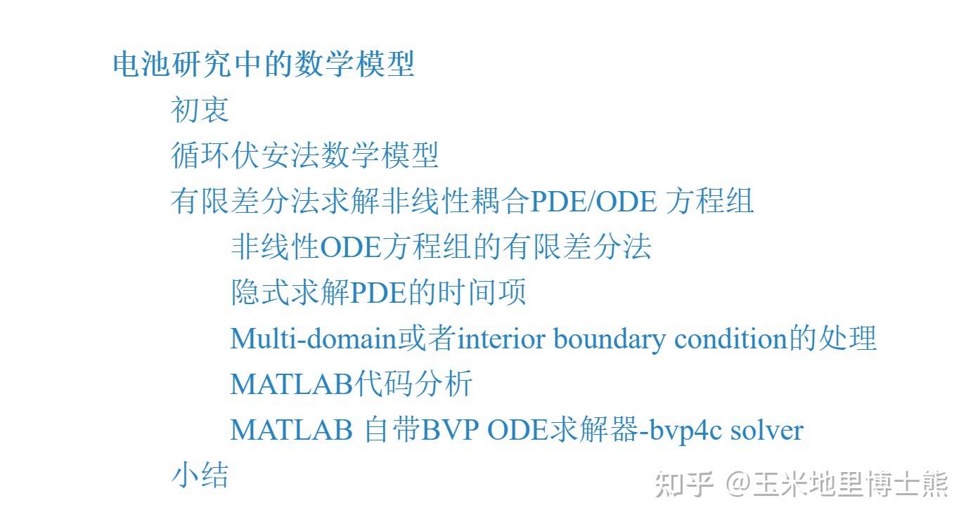 电池技术中的数学模型系列 1 循环伏安法模拟与数学实现 知乎
