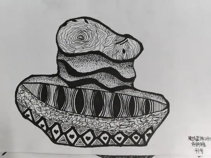 笔绘青春活力 共沐艺术阳光 | 塘栖校区优秀绘画作业展示(图16)