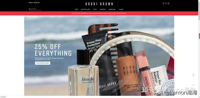 Bobbi Brown官网折扣25%！！比代购的价钱都低，你确定不去看看？