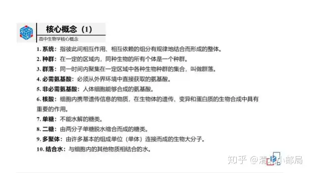 高中生物 三年超重要230个核心概念总结 涵盖全部知识点 超强整理 全到没朋友 知乎