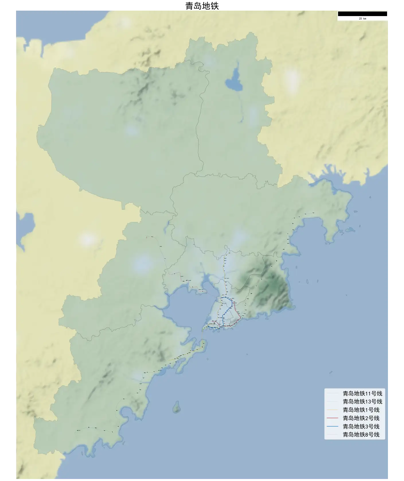 GeoPandas实战- 教你6步绘制青岛地铁线路图- 知乎