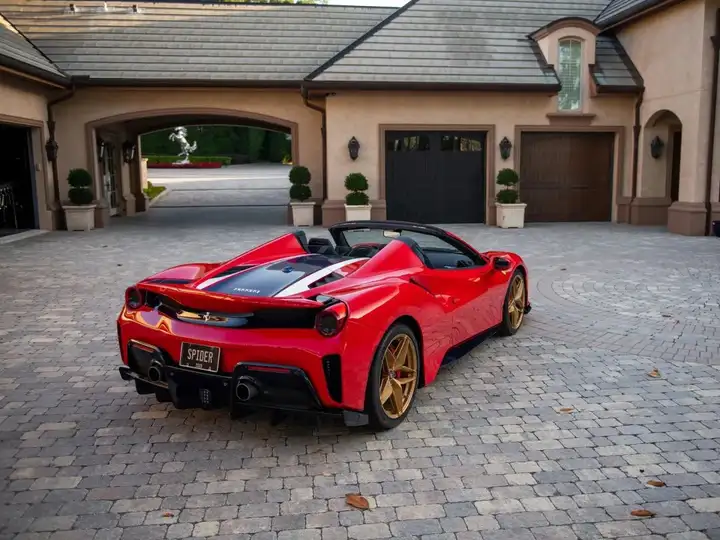 每日超跑系列2020法拉利488pistaspider