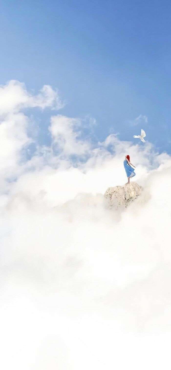 大家有没有可以和微信白色聊天框融为一体的背景图?